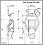 <!-CA-2000 Over-Center Draw Latches with Hexagonal Bail - 2 ->