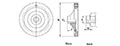 <!-Plastic Wheels Line Drawing->