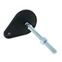 Stainless Steel Teardrop Polymer Leveling Pads - 3