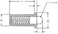 <!-Standard Spring Plungers with Press Fit - 2->