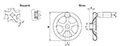 <!-Stainless Steel Handwheels with Revolving Handle - 2->