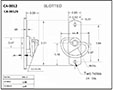<!-CA-0012 Short Knob Slotted Head Screw Turn Latches - 2->