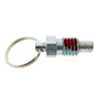 Stubby Pull Ring Non Locking Nose Retractable Plungers with Nylon Patch