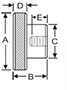 <!-Tapped Knurled Control Knobs - 2->