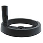2 Spoke Plastic Handwheels with Revolving Handle - 3