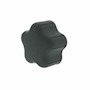 Soft Touch 5 Lobe Tapped Hand Knobs - 3